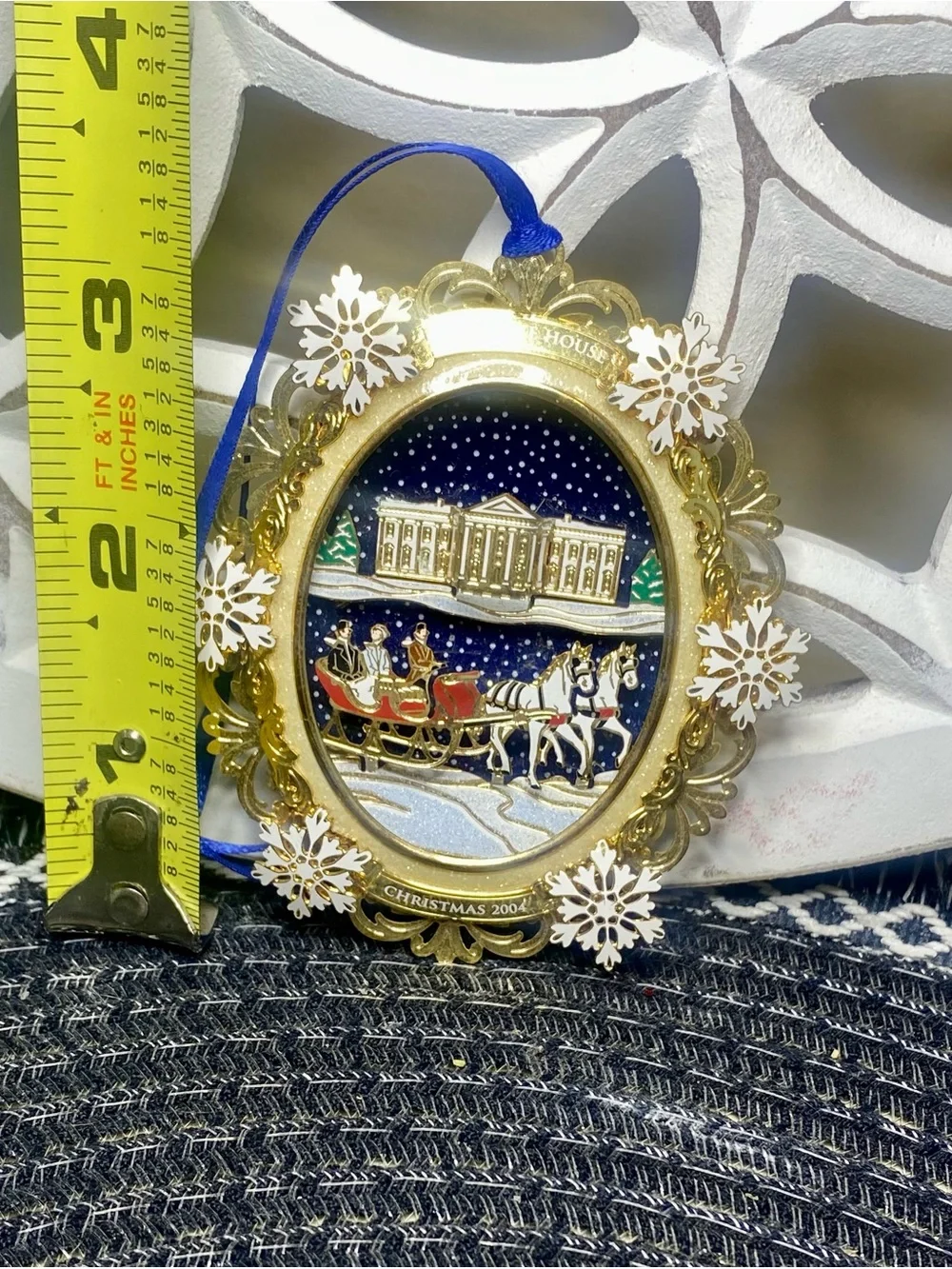 White House‎ Historical Association Christmas Ornaments 2004 President Hayes